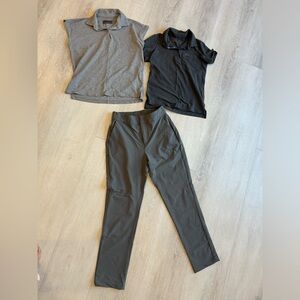 RARE FIGS PRO set with TWO Tops and one bottom